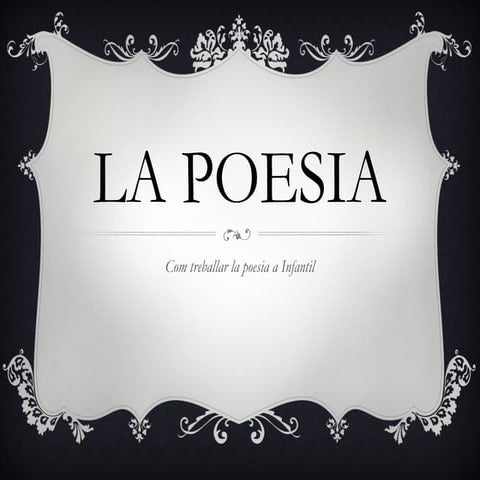 Ppt unidad didactica de poesia en llengua catalana