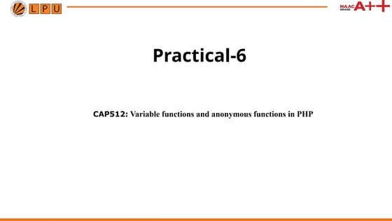 Data types and variables in php for writing