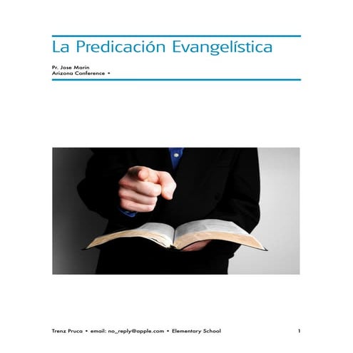 Predicación evangelistica