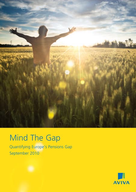 Aviva Mind The Gap survey regional uk pensions gap