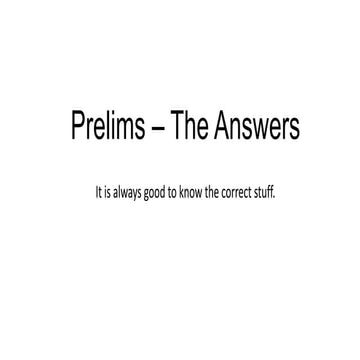 Maiden Musings Quiz - Prelims with answers
