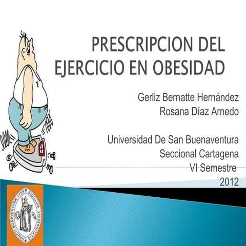Prescripcion del ejercicio en obesidad
