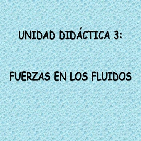 Estática de Fluidos