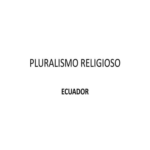 Presentación1 - Ecumenismo