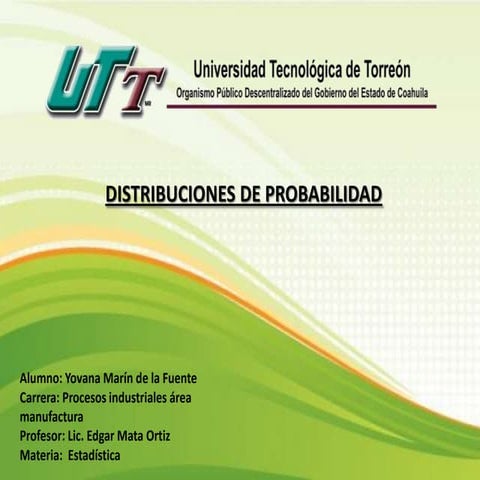 TIPOS DE  DISTRIBUCIONES