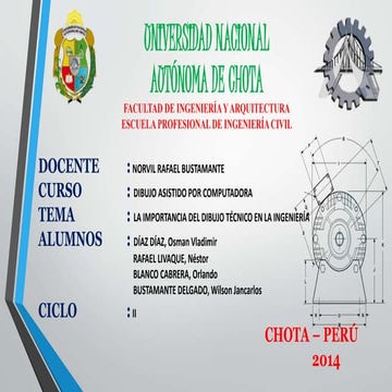 LA IMPORTANCIA DEL DIBUJO TÉCNICO EN LA INGENIERÍA