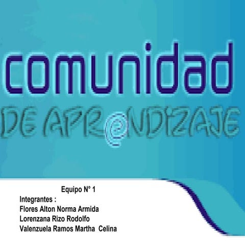 Comunidades de Aprendizaje