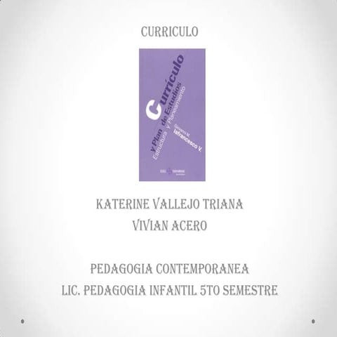 Presentación1 de curriculo