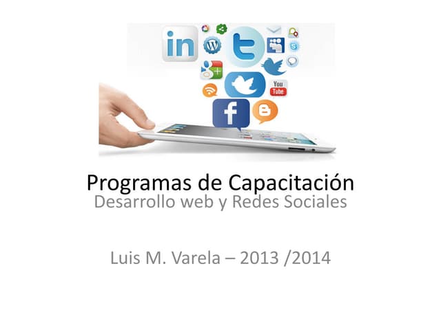 Programas de capacitación
