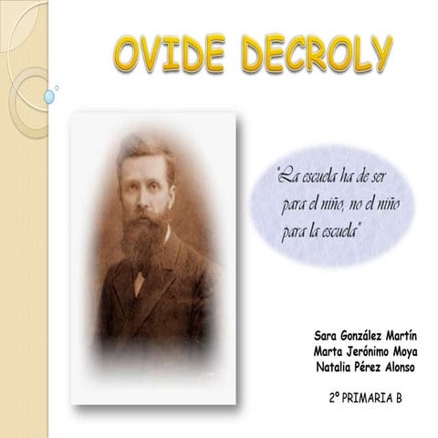 Presentación decroly