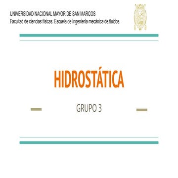 PRESENTACIÓN HIDROSTÁTICA SEMA 2 FISICA II, grupo 3.pdf
