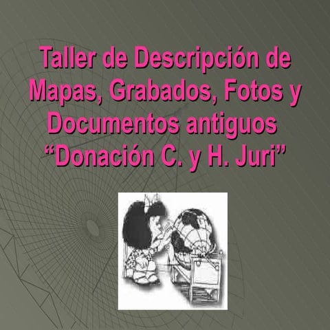 Catalogata cartográfica JOBAM 2010