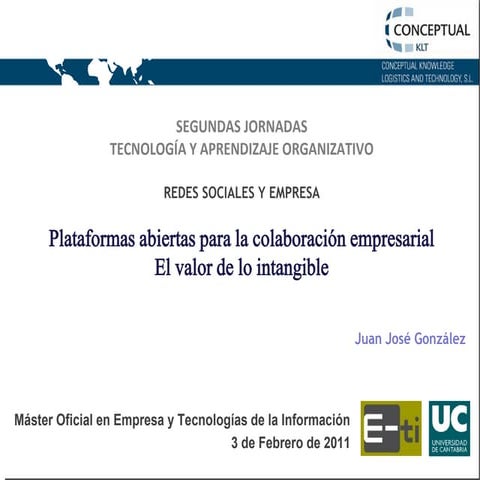 Presentación jornadas 2011