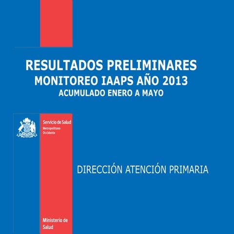 Presentación monitoreo en post 2do corte iaaps año 2013 2012(37.5%)