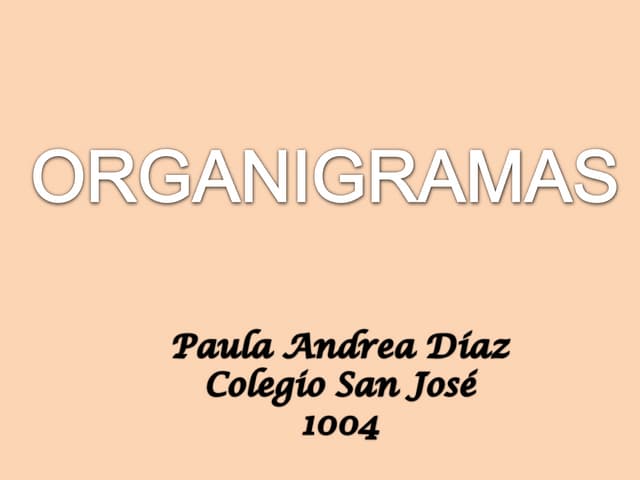 ORGANIGRAMAS