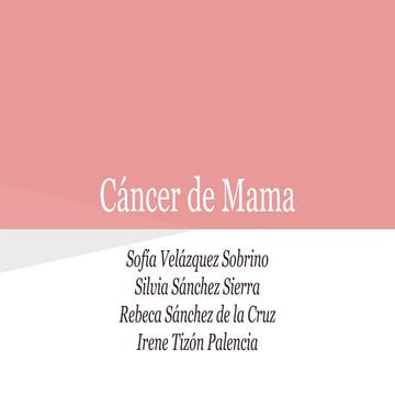 Cáncer de Mama