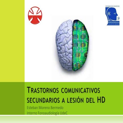 Tr. Comunicativos en lesión Hemisferio Derecho