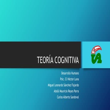 Teoría cognitiva