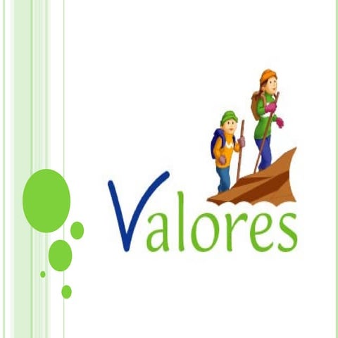 Presentacion de valores