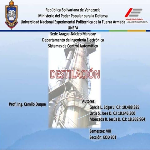Control de Destilación