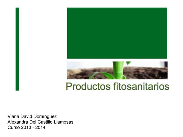 Productos fitosanitarios