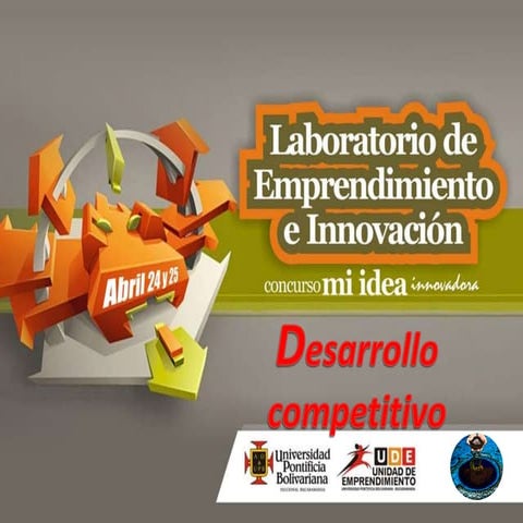 Presentacion idea de negocio desarrollo competitivo