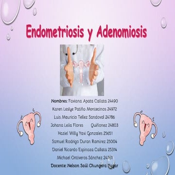 ENDOMETRIOSIS Y ADENOMIOSIS, ginecologia de Gori