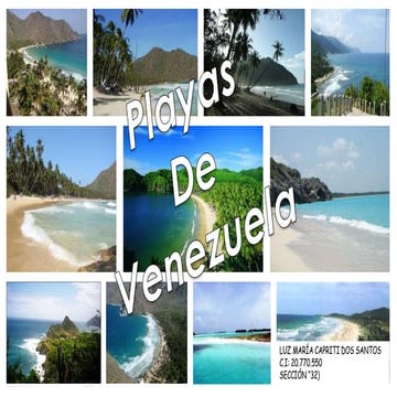 Presentacion power point playas de vzla