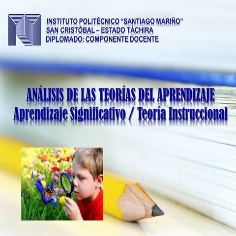 TEORÍAS DEL APRENDIZAJE AUSUBEL / BRUNER 