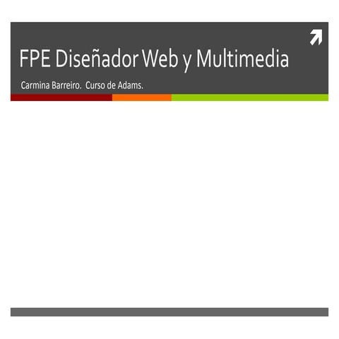 Curso FPE Diseño Web. Mod 1. Teoría y Planificación