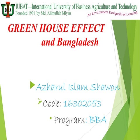 GREEN house effect