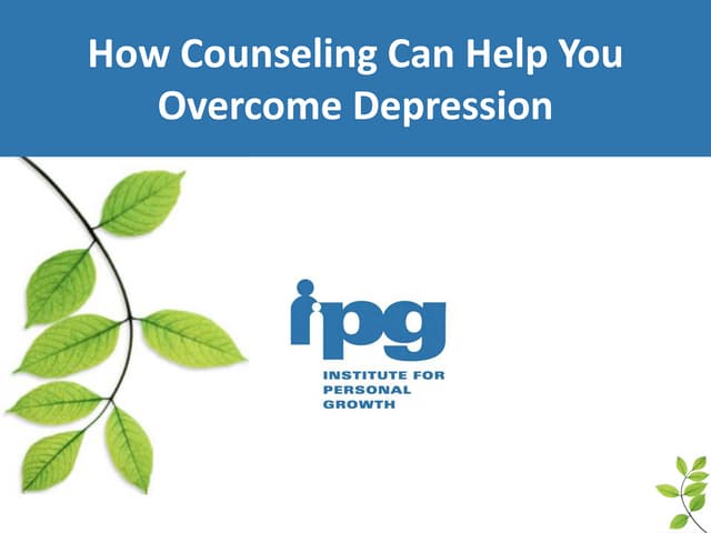 How Counseling Can Help You Overcome Depression 