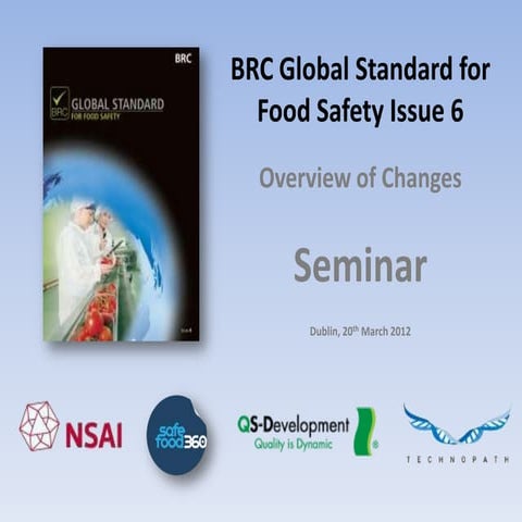 Presentation - G Howlett - BRC Issue 6 Seminar