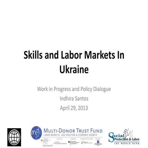 Multi-Donor Trust Fund on Labor Markets, Job Creation and Economic Growth: Sk...