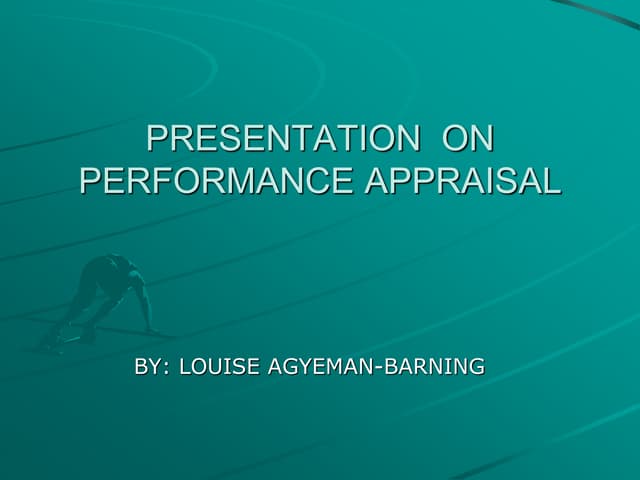 Presentation   performance appraisal2