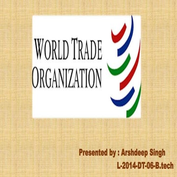 world trade organisation