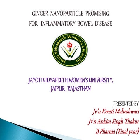 Ginger Nanoparticles 