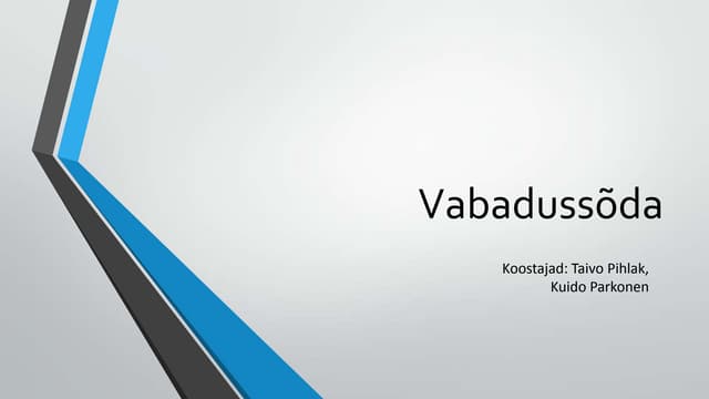 Eesti Vabadussõda