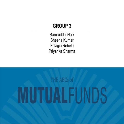 introduction on mutual funds