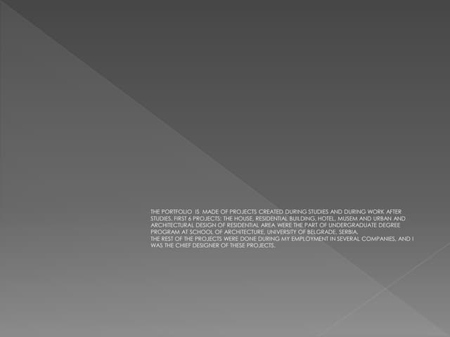 Portfolio Presentation