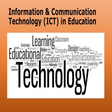 ICT in education