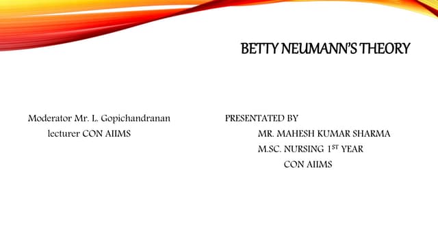 betty neumann's theory