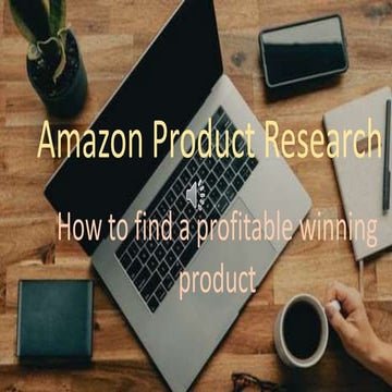 Product research presentation