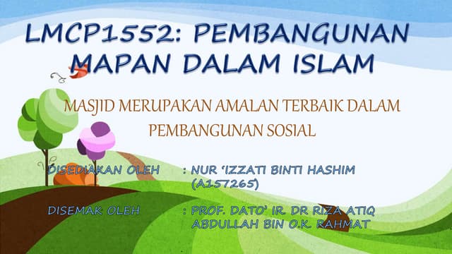 pembangunan mapan dalam Islam