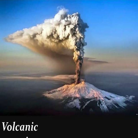 Volcanic eruption
