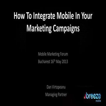 The 4Ps of Mobile Marketing