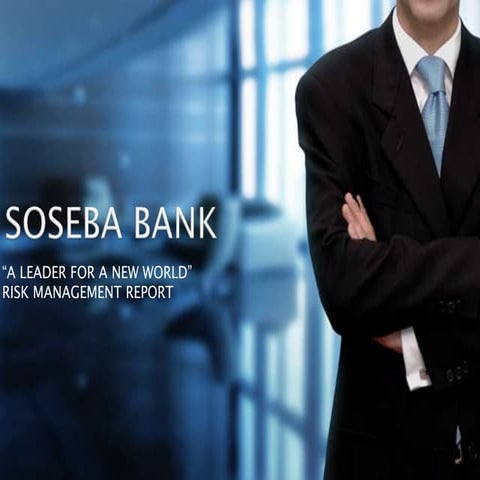 SoSeBa Bank - Risk Managment of a fictitious Bank