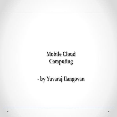 An insight for Mobile Cloud Computing (MCC)