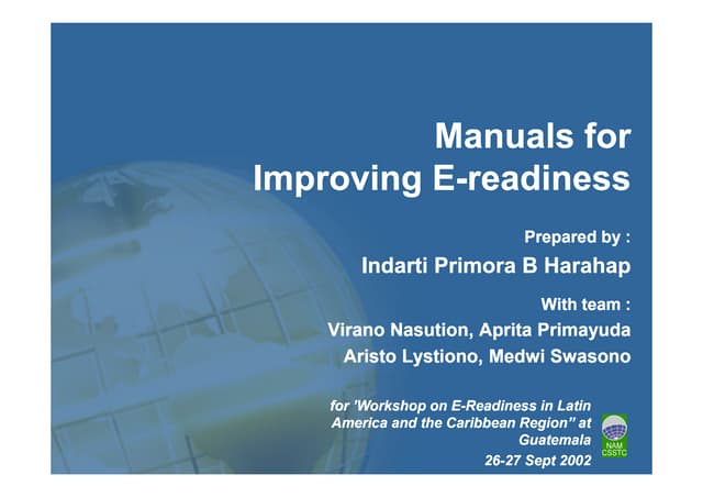 Presentation of e readiness