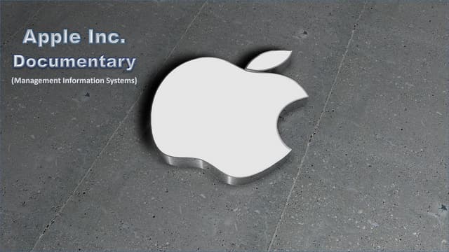 Apple Inc. Documentary 